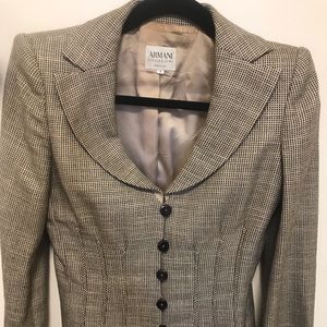 Armani Collezioni blazer corset style slimming